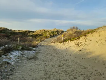 Oostnieuwkerke duinen wandeling in de koude (België)